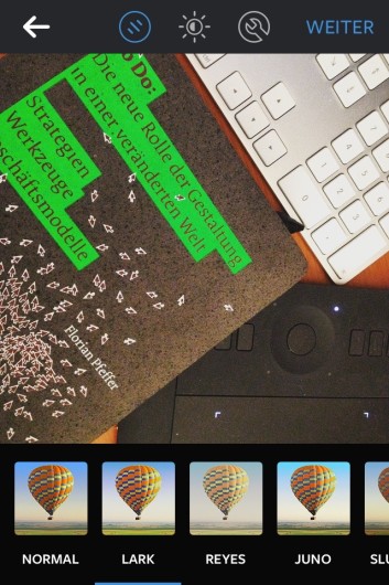 Die Instagram Benutzeroberfläche ist einfach und schnell zu bedienen
