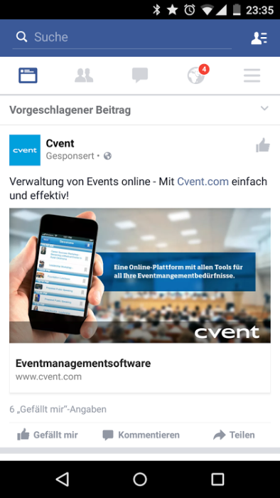 Hamburger Icon Facebook