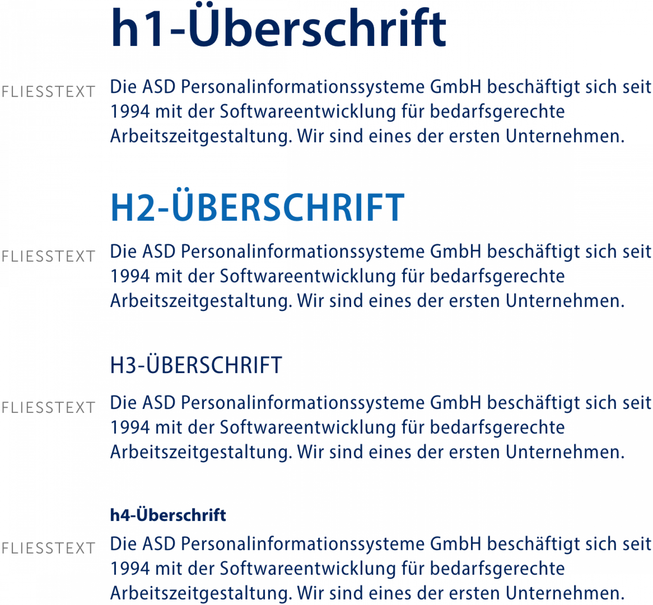 Schrift-Styles