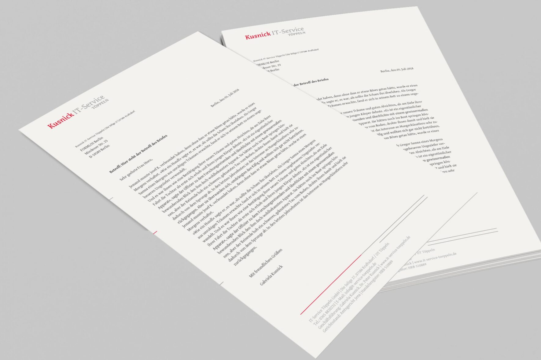 Briefpapier-Design-IT-Service