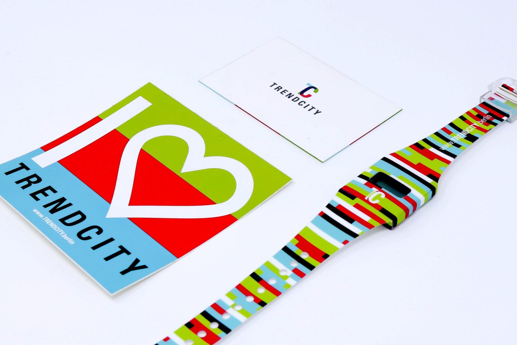 Uhr-Sticker-Visitenkarte