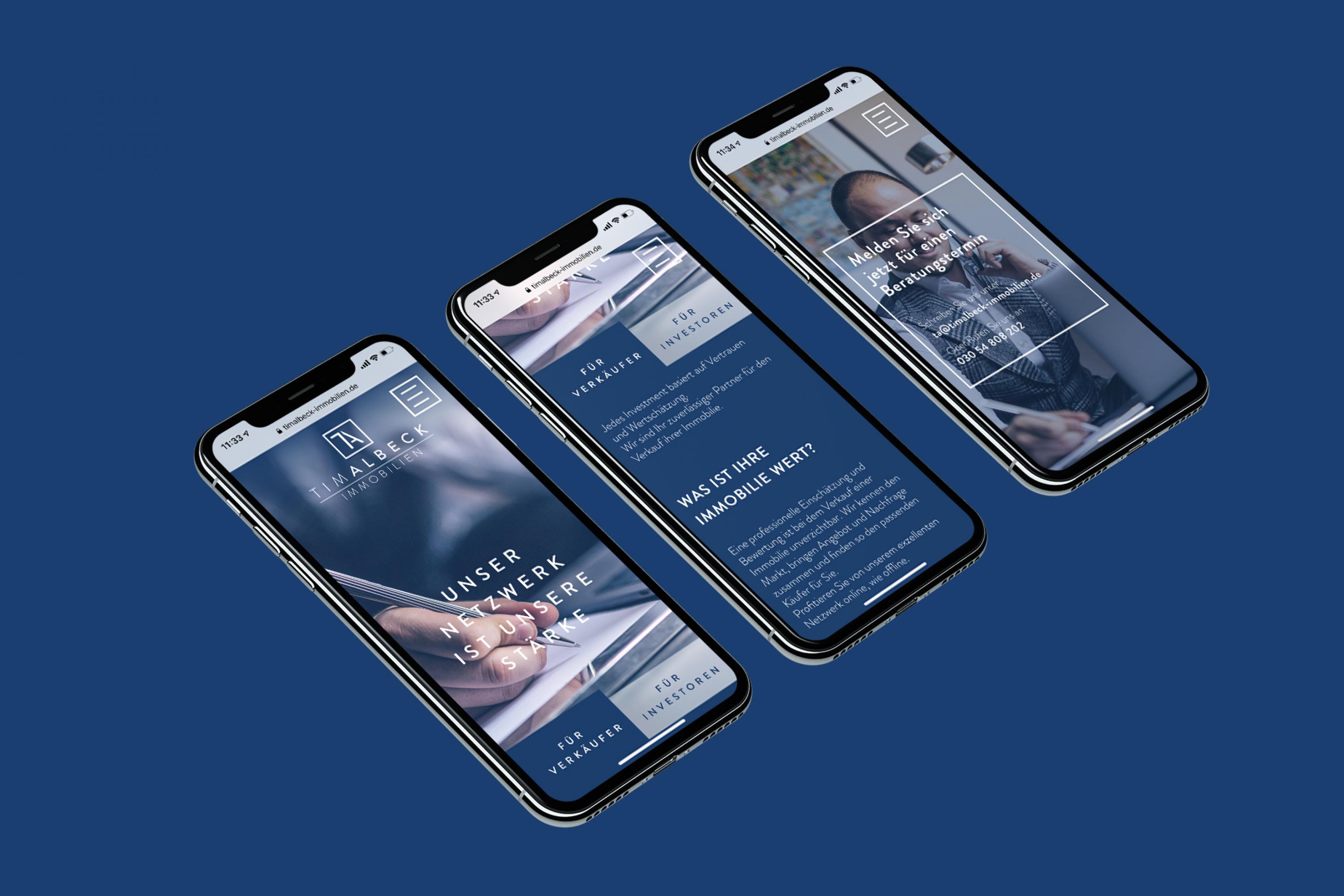 Mobile-Optimierung-Responsive-Webdesign-Tim-Albeck-Immobilien-FORMLOS-Berlin