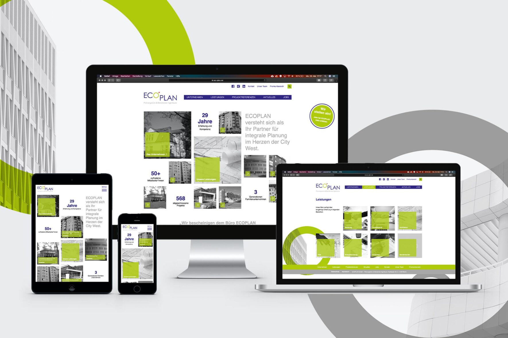 Vorschau-Bild: Webdesign und Umsetzung für EcoPlan