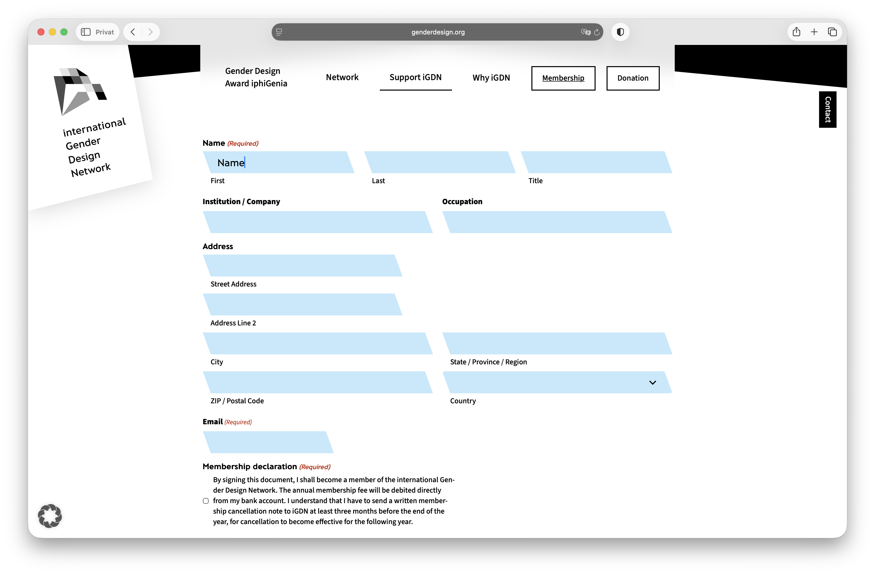 Mockup-Membership