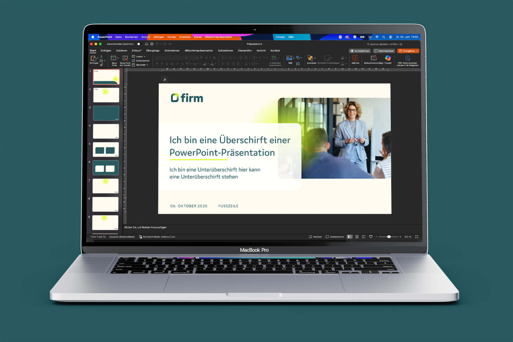 Corporate-Design-PowerPoint-Vorlage-firm-1